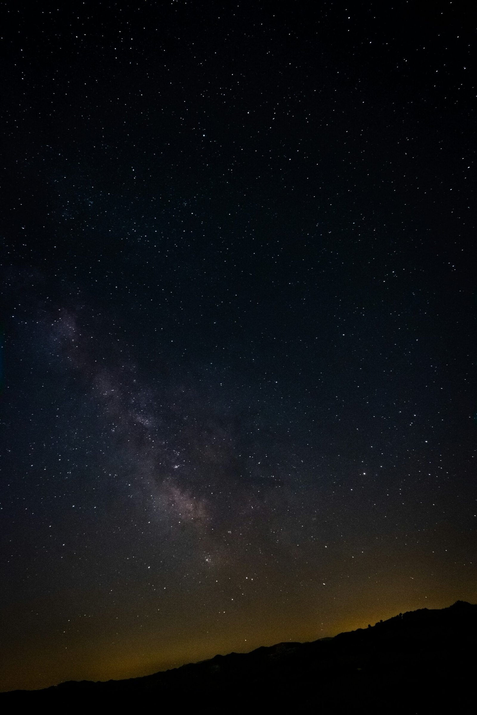 starry night sky over the starry night